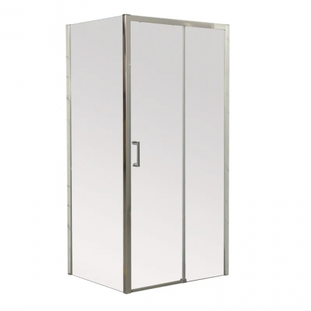Душова кабіна DIVERSE SC03-100x80x195-TR без піддону, прозоре скло 6мм, CHROME (MI6865)